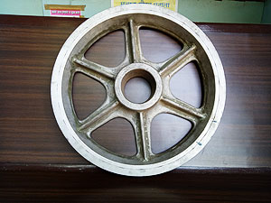 Fe-sand casting